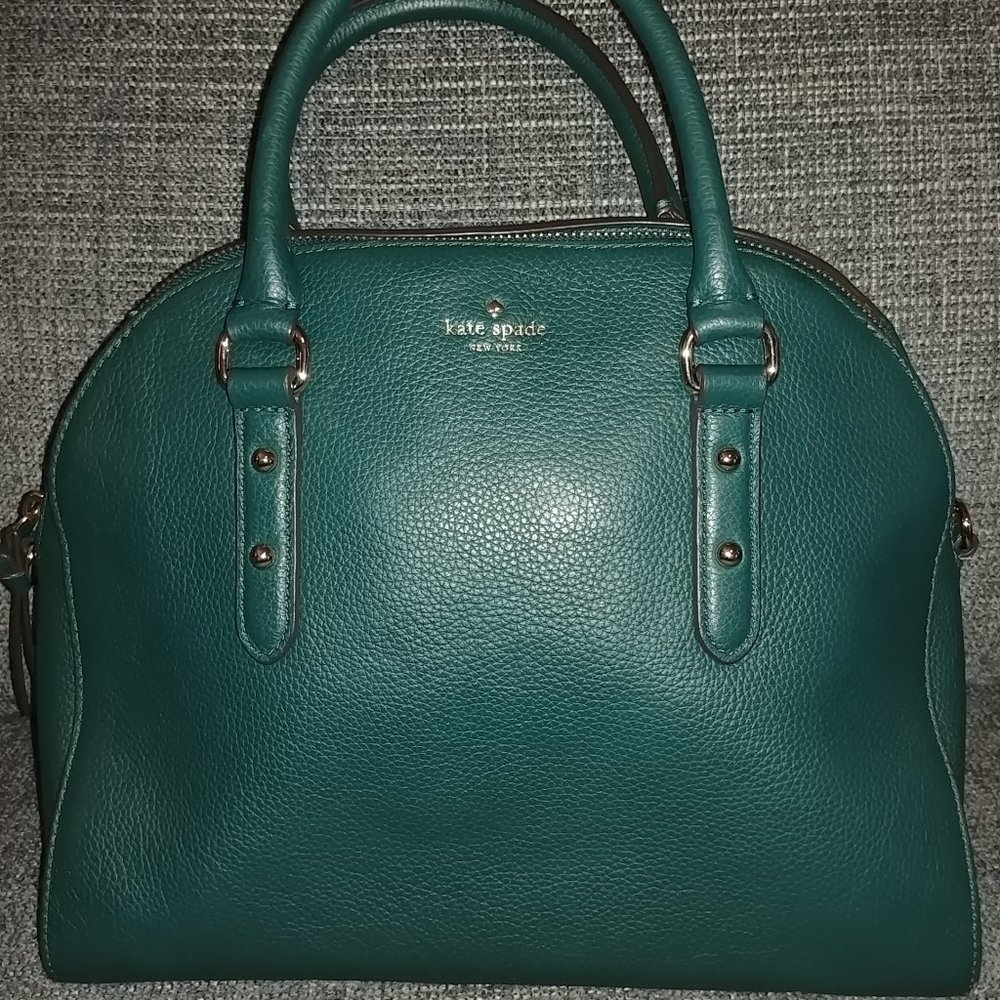 Forest Green Leather Kate spade Purse